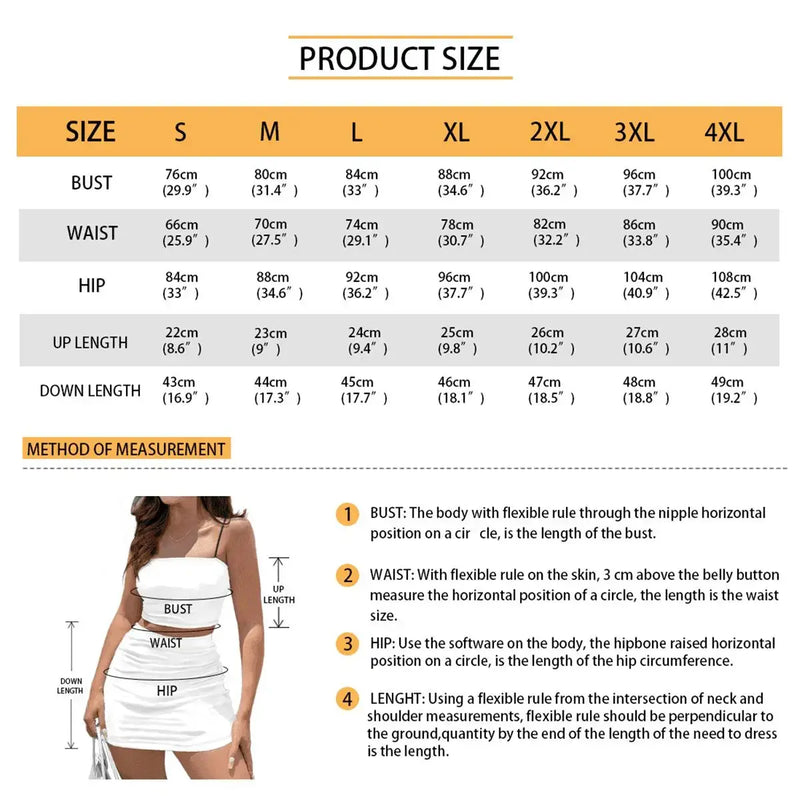 Women's Crop Tank Top & Mini Skirt Set | Electric Neon Wave TRIPPY