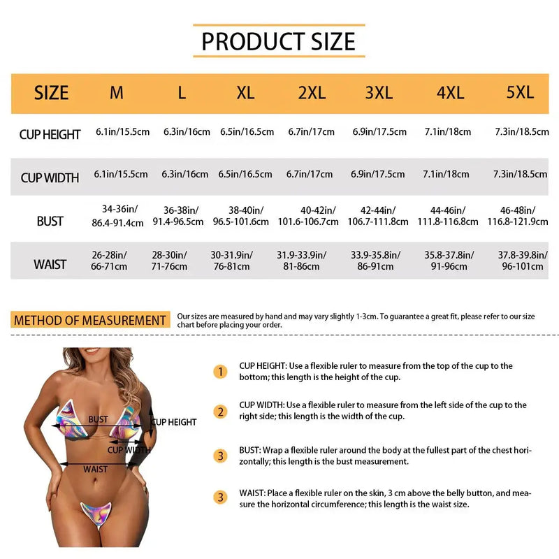 Bikini with Transparent Straps Customized Services TRIPPY